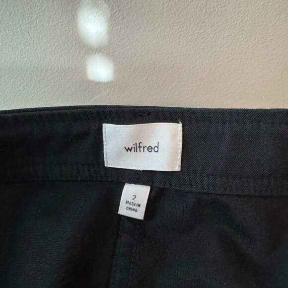 Aritzia Wilfred Charm Black Denim Maxi Skirt - Picture 4 of 5